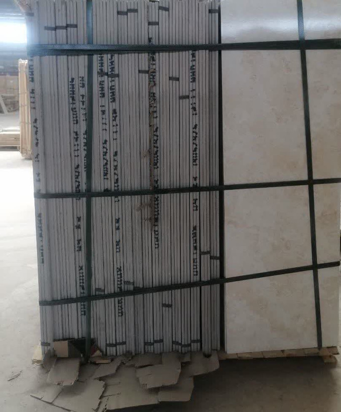 فروش ویژه پرسلان سایز 120*40 هر3برگ تسمه کش تیغه چین درجه 5 واقعي کالیبره هر پالت 93متر کیفیتش عالی تریلی 1تا3طرح انتخاب طرح داره موجودی 3 تریلی قیمت متری. ۲۶۵ تومان