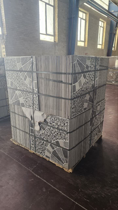 پرسلان طرح حیاطی 60x60 خاک سفید